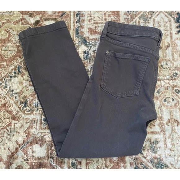 Pilcro & the Letterpress Anthropologie Sz 29 Stet Fit Gray Cropped Skinny Jeans - Picture 7 of 9